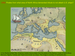 LEQ: Pirates from what area of North Africa