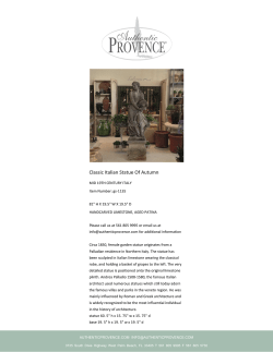 Tear Sheet - Authentic Provence