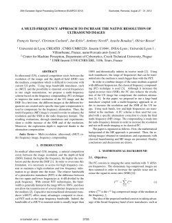 A Multi-Frequency Approach to Increase the Native Resolution of