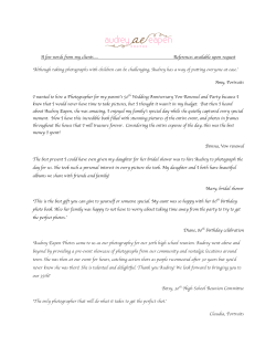 A few words from my clients&hellip;.