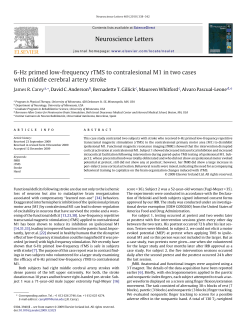 Neuroscience Letters 6-Hz primed low