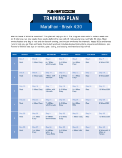 training plan - Rodale Store