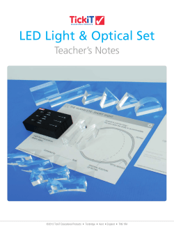 TickiT Optics Teachers Guide.indd