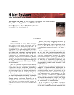 A Last Hurrah - H-Net
