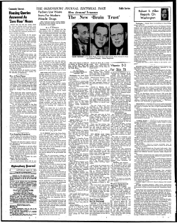 The New `Brain Trust` - NYS Historic Newspapers