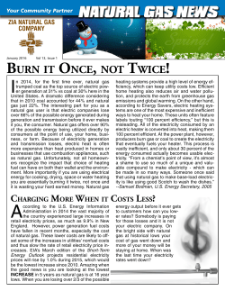 Natural Gas News January 2016