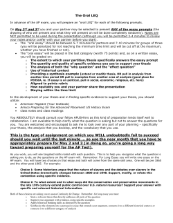 This is the type of assignment on which you WILL undoubtedly fail to