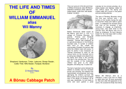 THE LIFE AND TIMES OF WILLIAM EMMANUEL alias Wil Manny