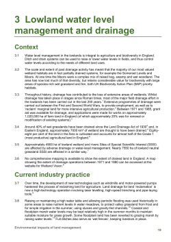 Chapter 3 Lowland water level management and drainage