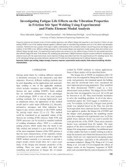 Investigating Fatigue Life Effects on the Vibration Properties in