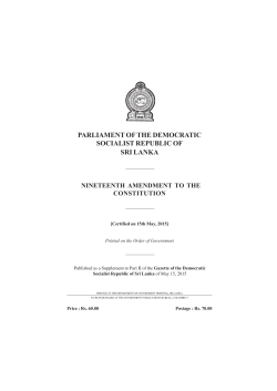 Nineteenth Amendment to the Constitution