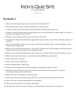 The Beatles 1