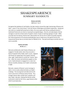 The Scenes - Shakespearience