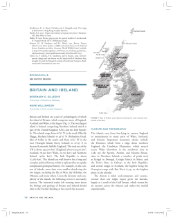 britain and ireland - UC Berkeley College of Natural Resources