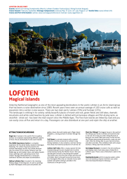lofoten - Cruise Norway
