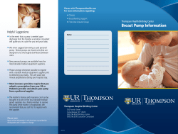 Breast Pump Information