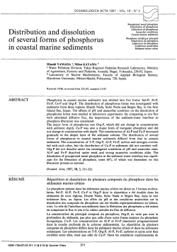 Distribution and dissolution of several forms of