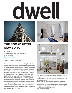 THE NOMAD HOTEL, NEW YORK