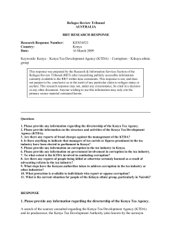 Kenya Tea Development Agency