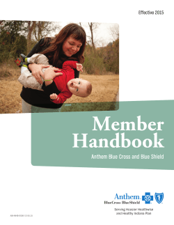 Member Handbook - Anthem Medicaid Members