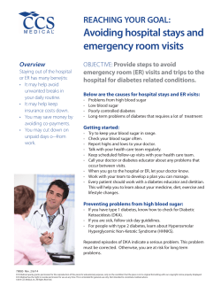 Avoiding hospital stays and emergency room visits