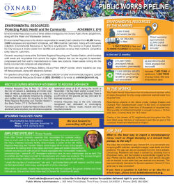 public works pipeline