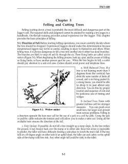 Chapter 5 Felling and Cutting Trees