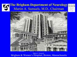 Dizziness in the Elderly-MARTIN SAMUELS