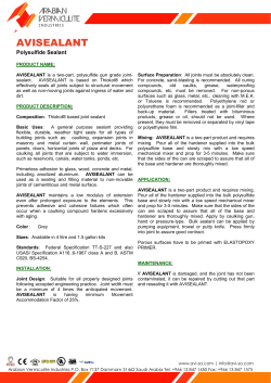 avisealant - Arabian Vermiculite Industries