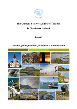 The Current State of Affairs of Tourism In Northeast Iceland