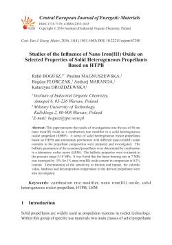Studies of the Influence of Nano Iron(III) Oxide on Selected