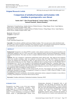 Print this article - International Surgery Journal