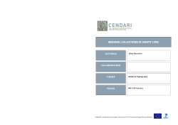 medieval collections of saints` lives