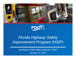 Florida Highway Safety Improvement Program (HSIP)