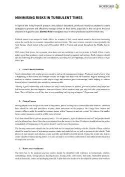 Political unrest is not unique to South Africa. As a matter of fact