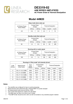 44M Series Power and Thermal