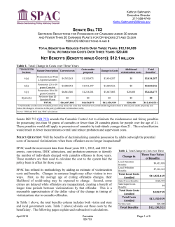 Sentence Reductions for Possession of Cannabis under 30 Grams
