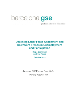 Declining Labor Force Attachment and Downward Trends in