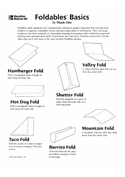 Foldables - CSUN.edu