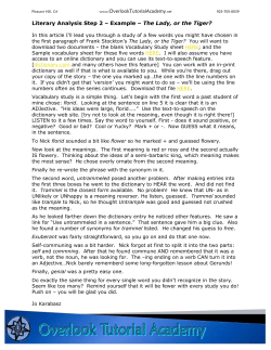 LA2-LorT - Overlook Tutorial Academy