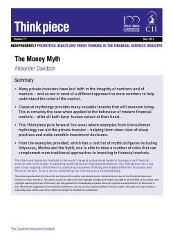 The Money Myth