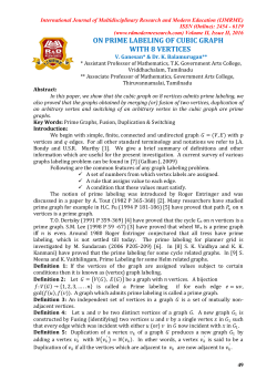 on prime labeling of cubic graph with 8 vertices