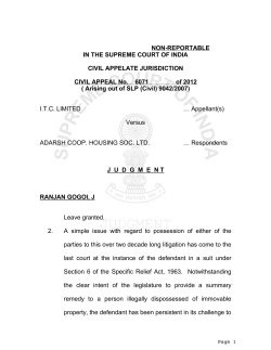 NON-REPORTABLE IN THE SUPREME COURT OF
