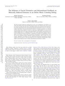 The Influence of Social Normative and Informational Feedback on
