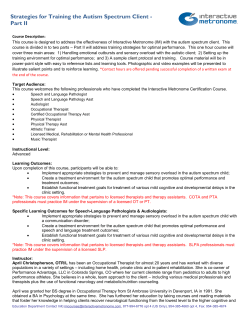 COURSE DESCRIPTION - Interactive Metronome