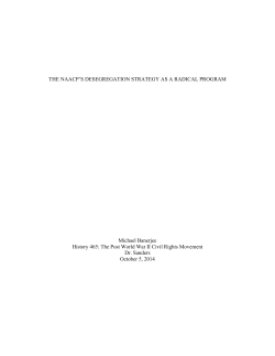 The Post World War II Civil Rights Movem