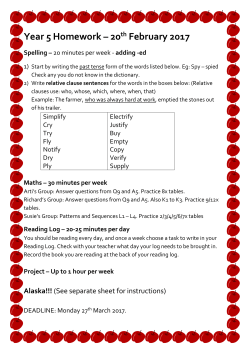 Please click here for this week`s homework