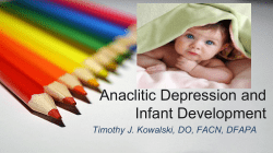 Anaclitic Depression and Infant Development