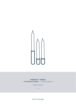 product sheet - Petite Friture