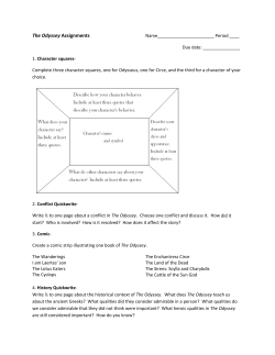 The Odyssey Assignments